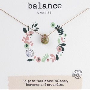 Soulku Unakite Balance Necklace- NWT